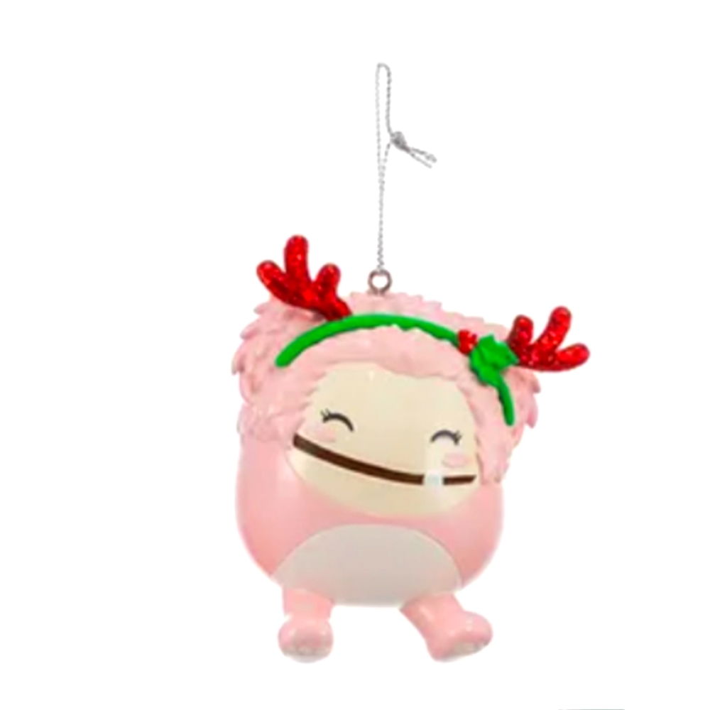 Squishmellows Brina the Pink Bigfoot Ornament NWT